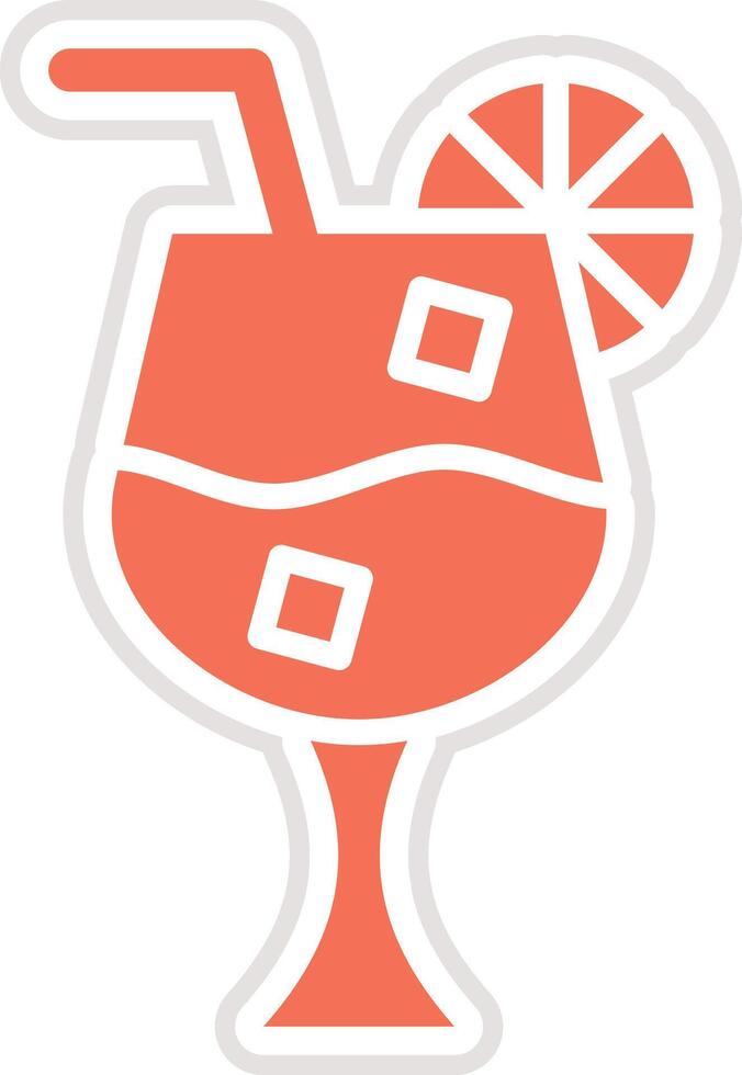 Cocktail Icon Design Illustration vector