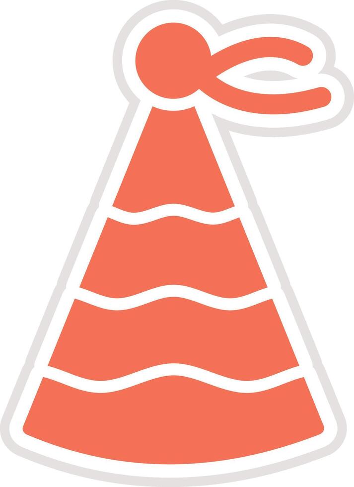 Party Hat Icon Design Illustration vector