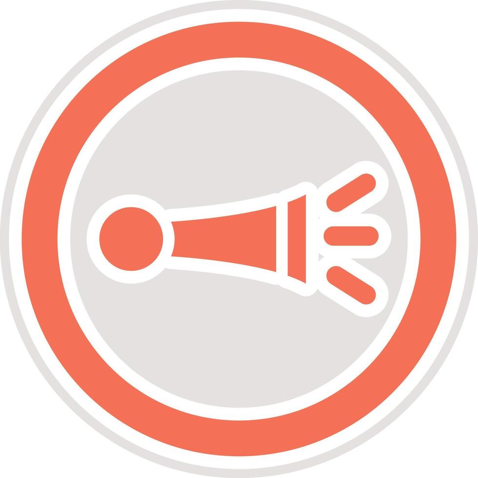 Horn Icon Design Illustration vector