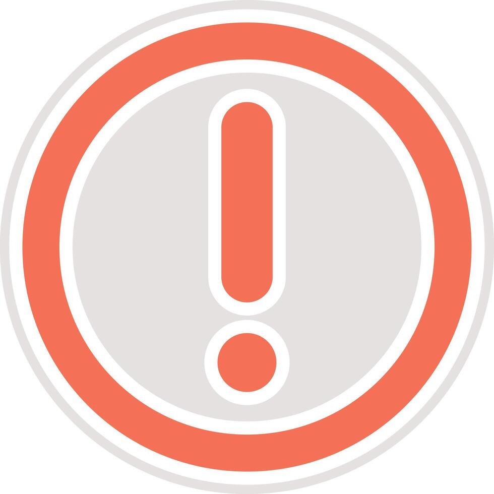 Warning Icon Design Illustration vector