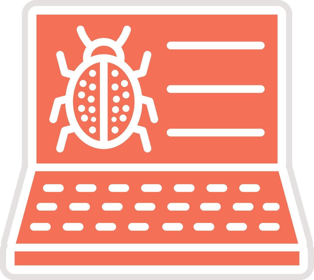 Malware Icon Design Illustration vector