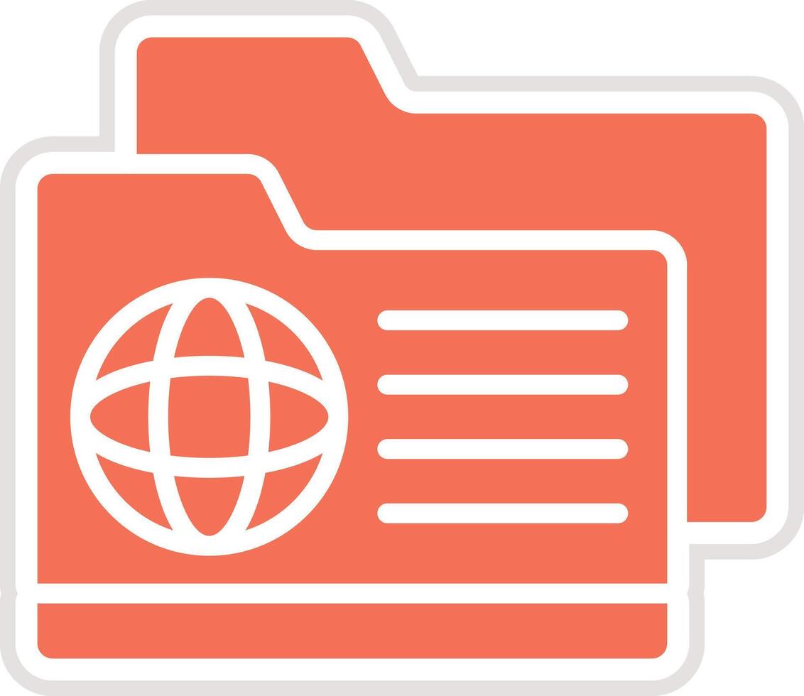 Folder Icon Design Illustration vector