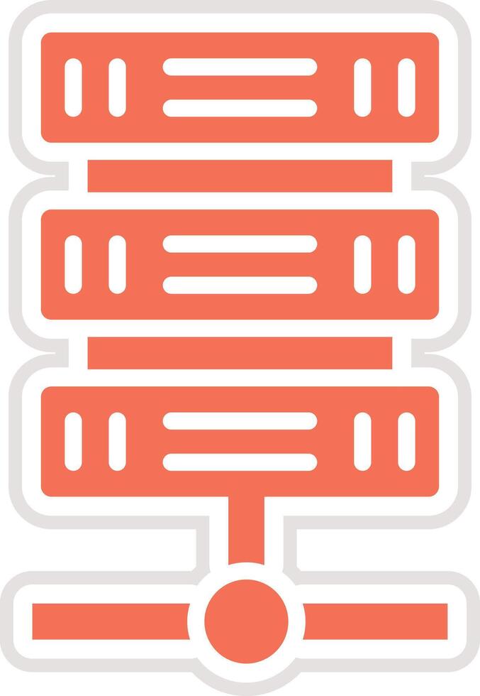Server Icon Design Illustration vector