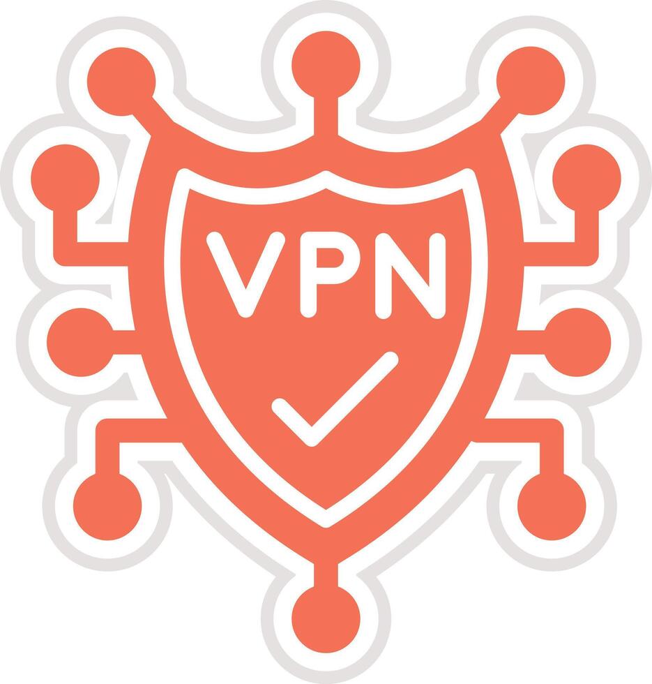 Vpn Icon Design Illustration vector