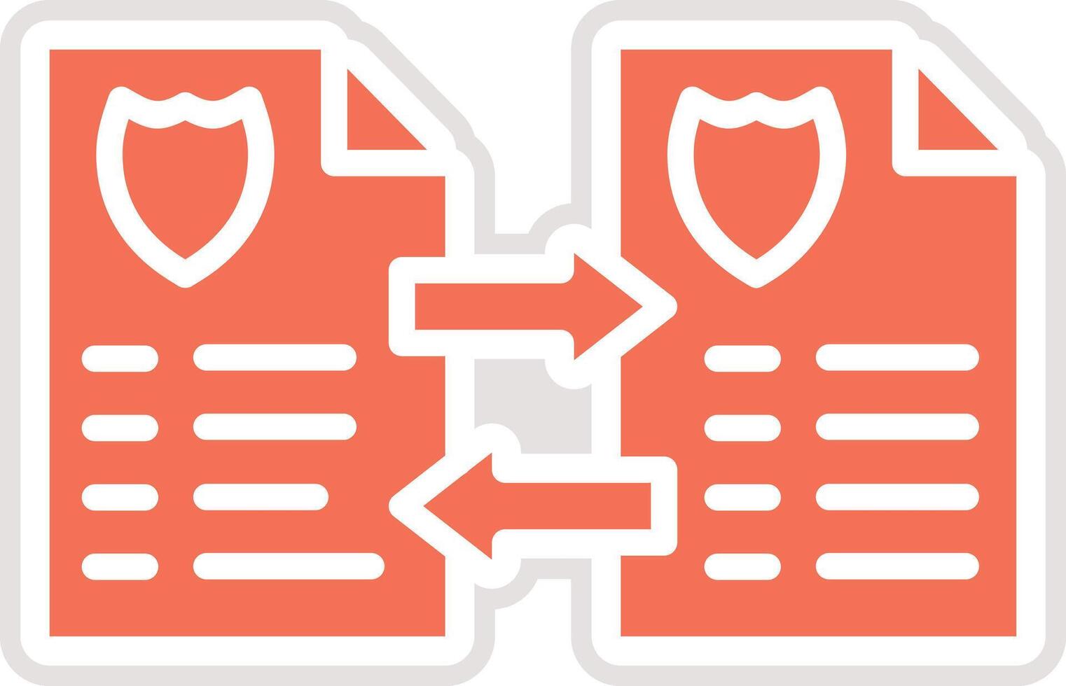 Data transfer Icon Design Illustration vector