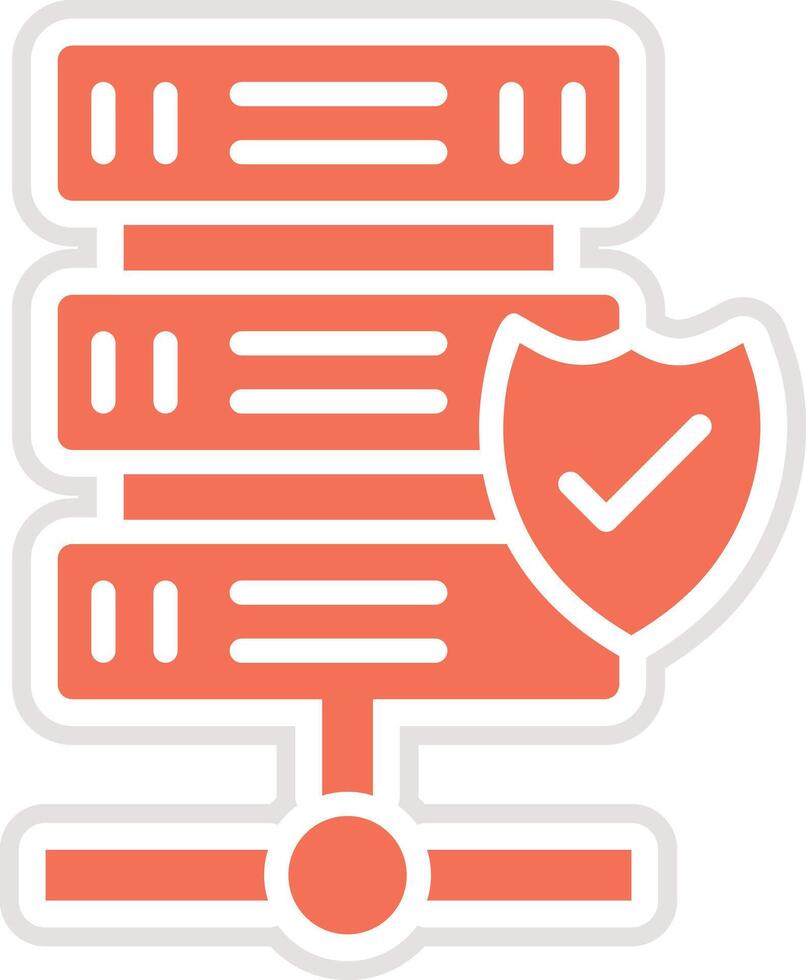 Database Icon Design Illustration vector
