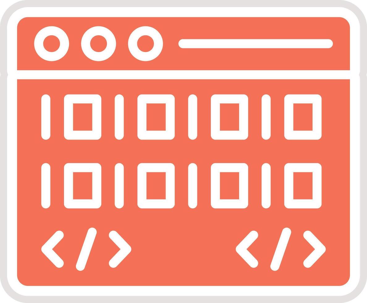 Coding Icon Design Illustration vector