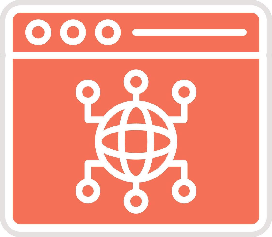 Browser Icon Design Illustration vector