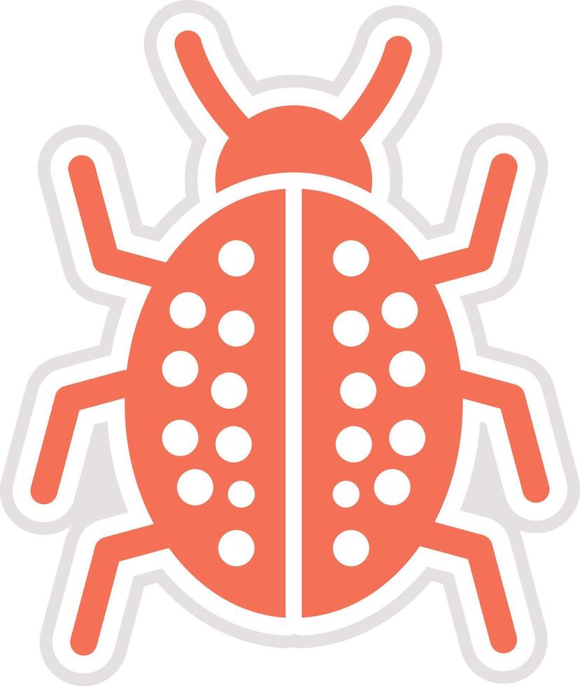 Bug Icon Design Illustration vector