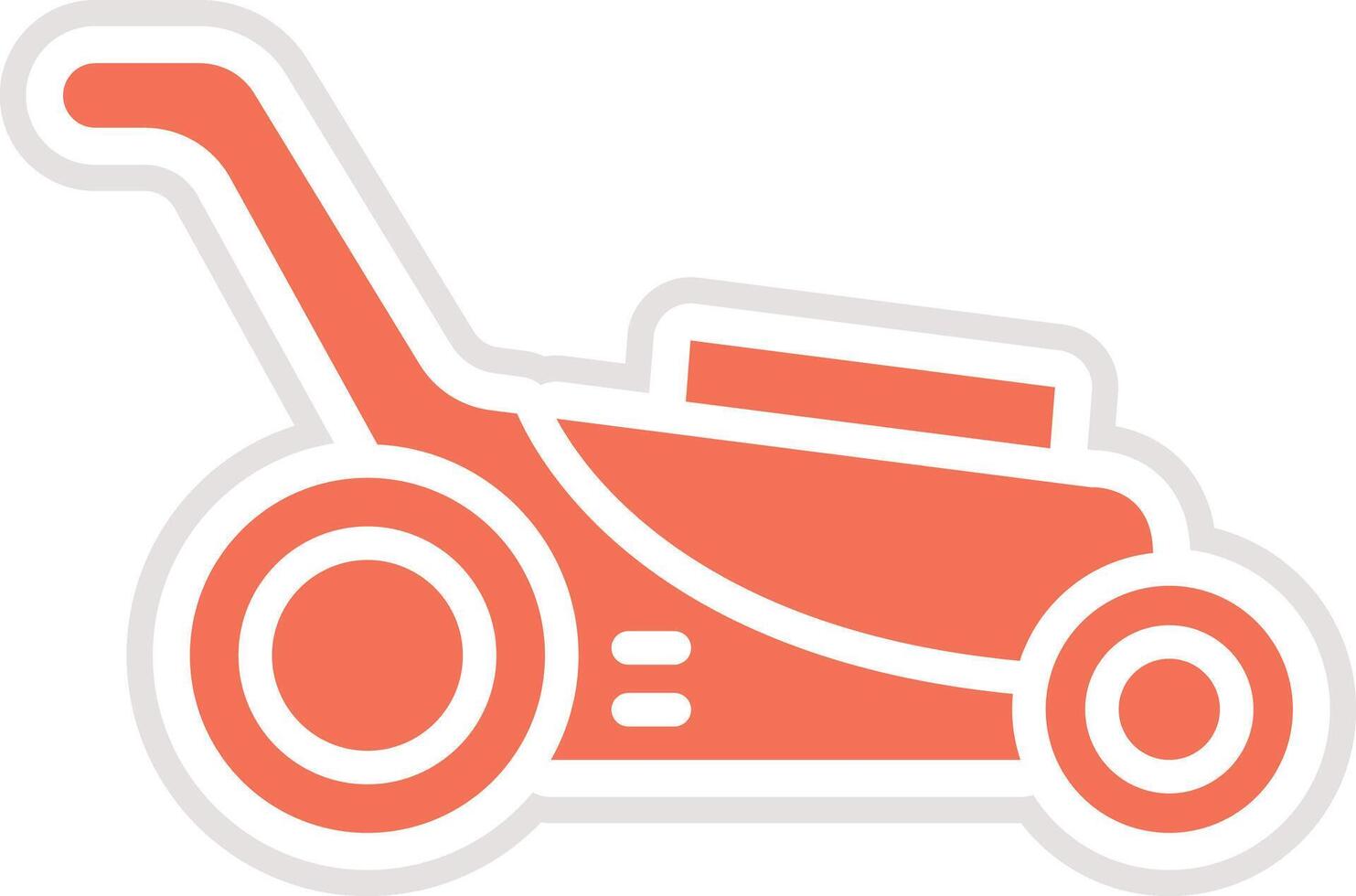 Lawn mower Icon Design Illustration vector