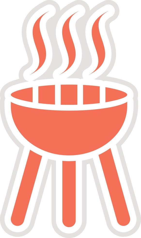 Barbecue Icon Design Illustration vector