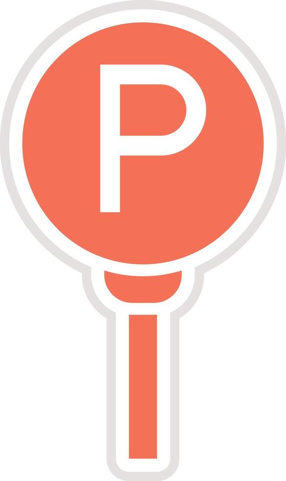 Parking Icon Design Illustration vector