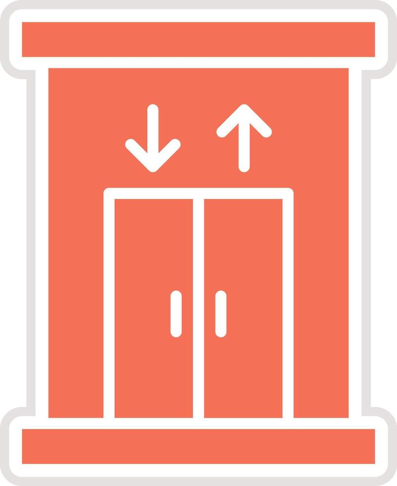 Elevator Icon Design Illustration vector