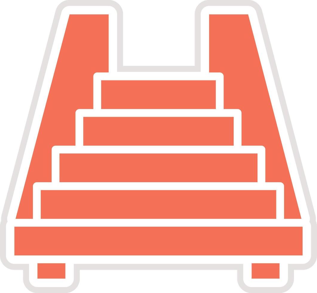 Stairs Icon Design Illustration vector
