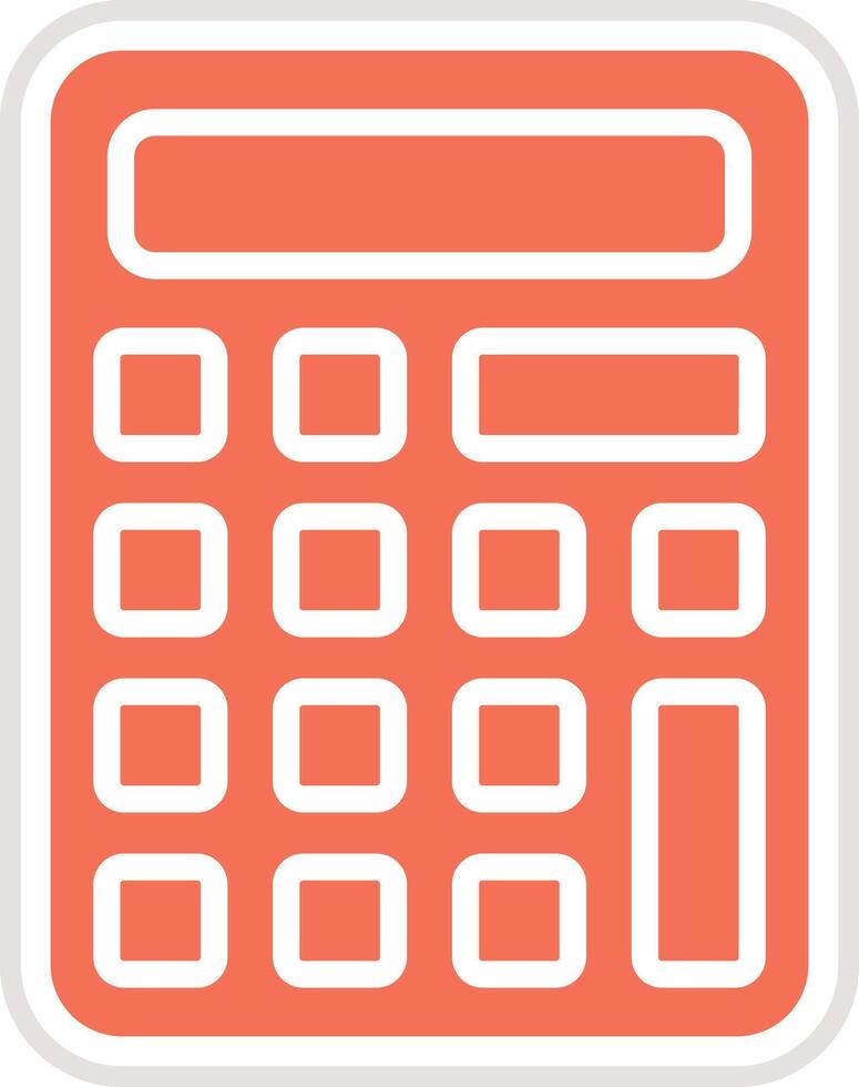 Calculator Icon Design Illustration vector