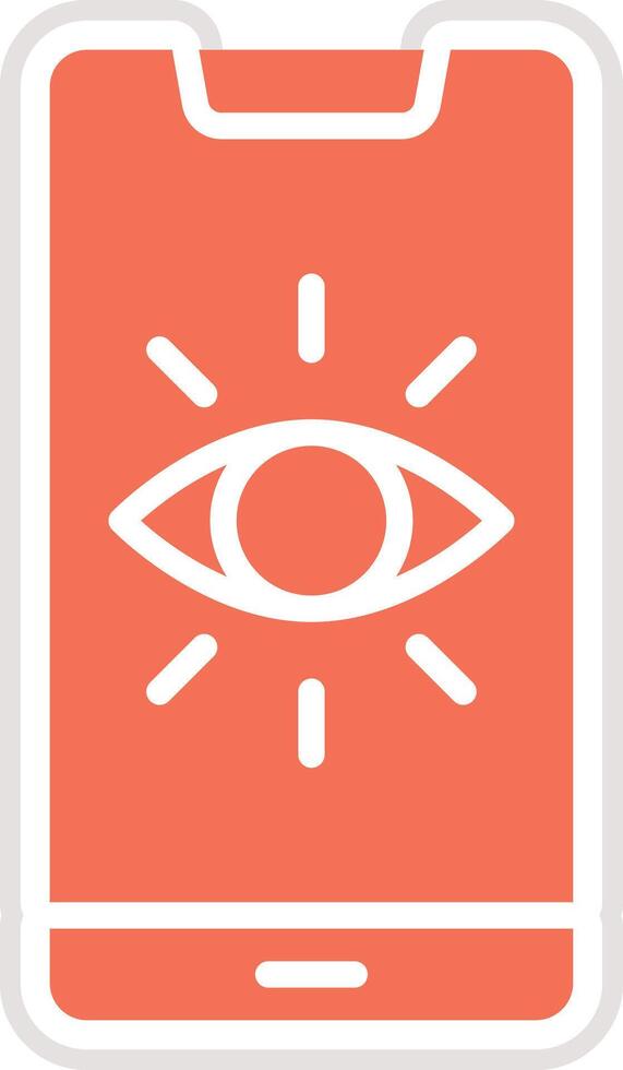 Vision Icon Design Illustration vector