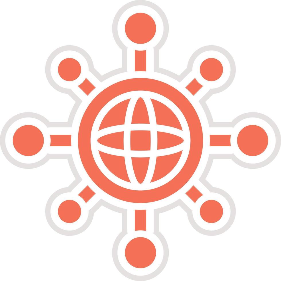 Networking Icon Design Illustration vector