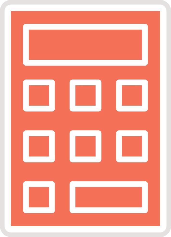 Calculator Icon Design Illustration vector