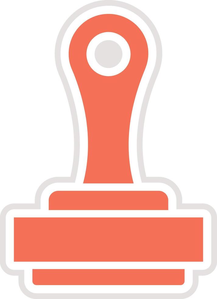 Stamp Icon Design Illustration vector