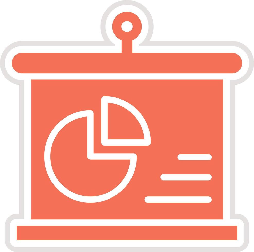 Pie chart Icon Design Illustration vector