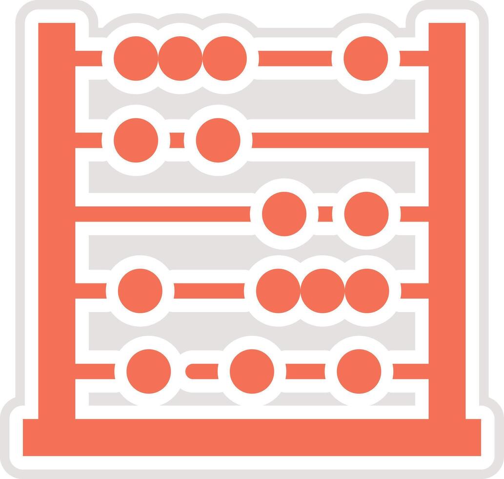 Abacus Icon Design Illustration vector