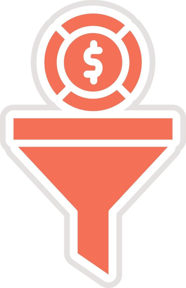 Funnel Icon Design Illustration vector