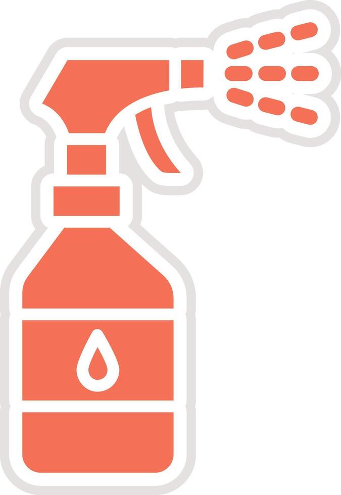 Spray bottle Icon Design Illustration vector
