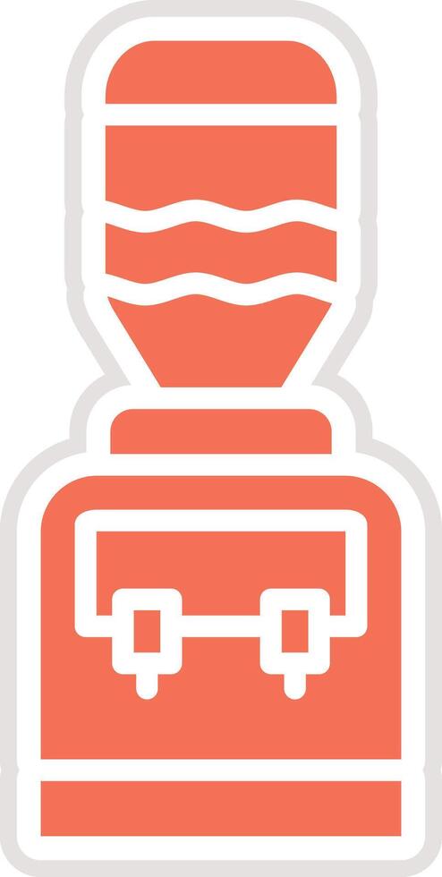 Water Dispenser Icon Design Illustration vector