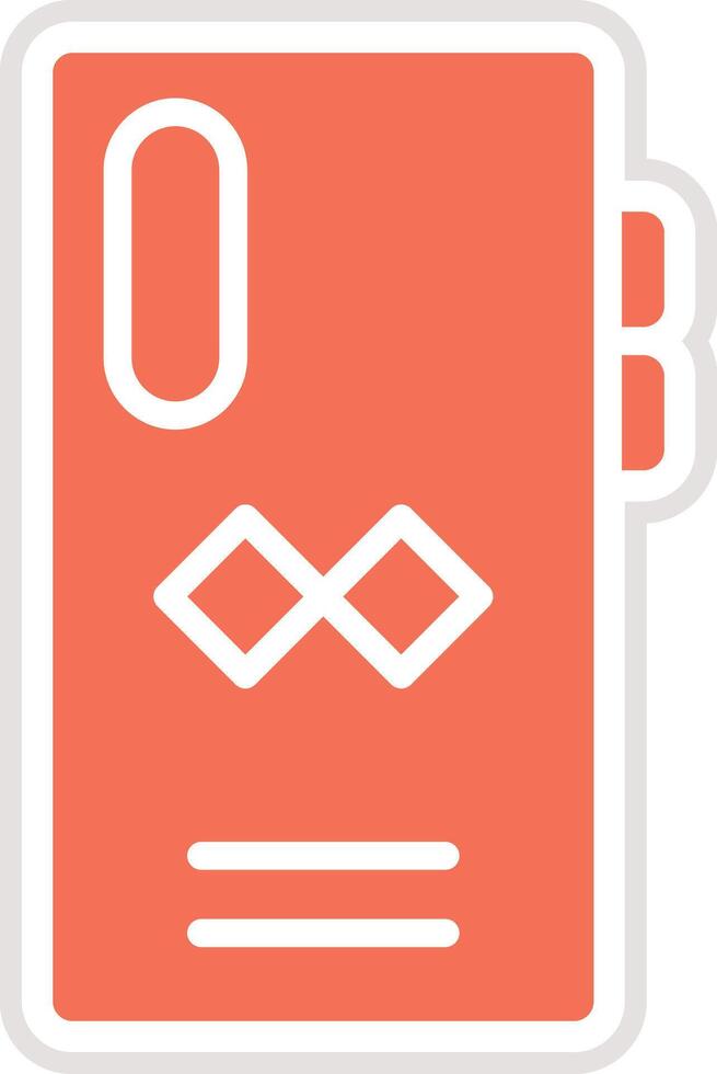 Mobile case Icon Design Illustration vector