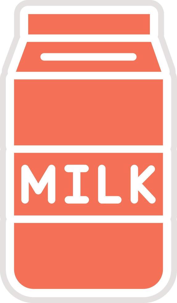 Milk Icon Design Illustration vector