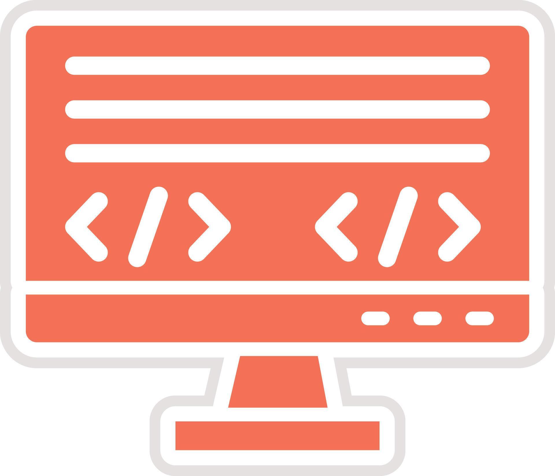 Coding language Icon Design Illustration 50451613 Vector Art at Vecteezy