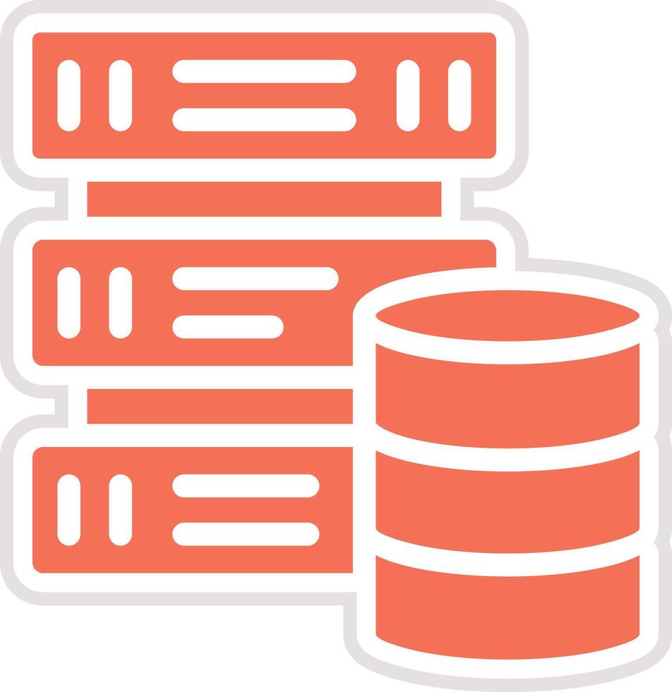 Database Icon Design Illustration vector