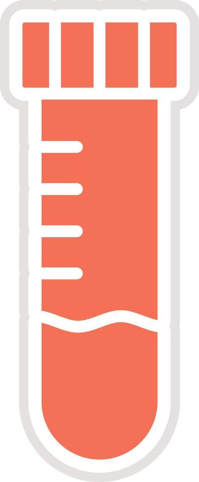 Test tube Icon Design Illustration vector