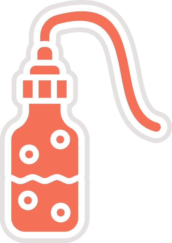 Wash bottle Icon Design Illustration vector