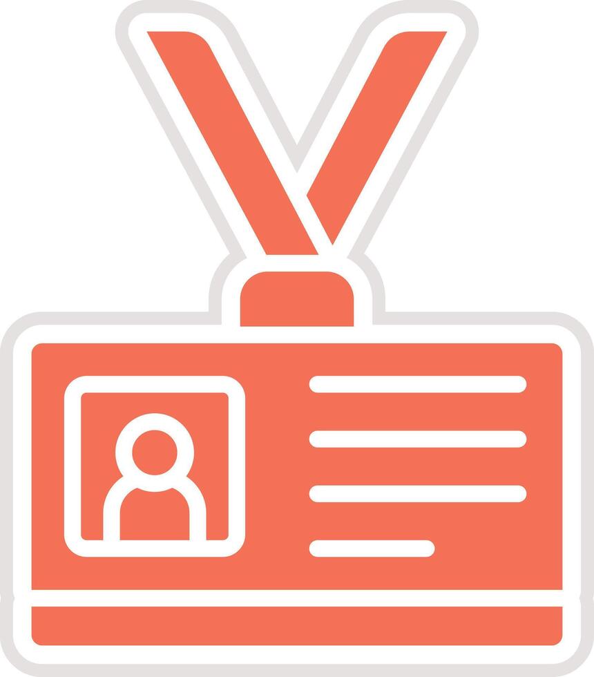 Id card Icon Design Illustration vector