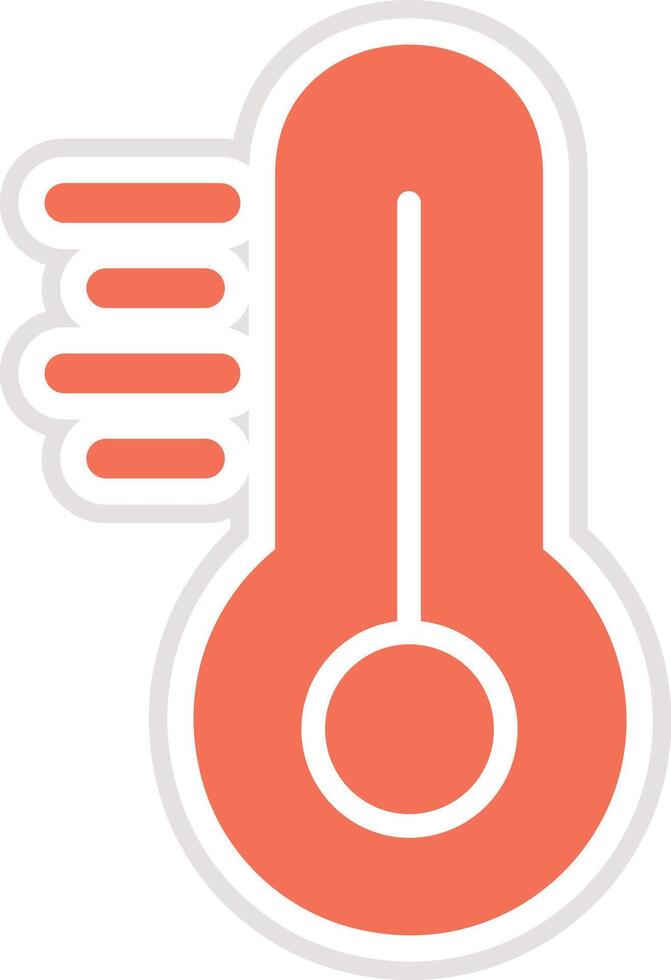 Thermometer Icon Design Illustration vector