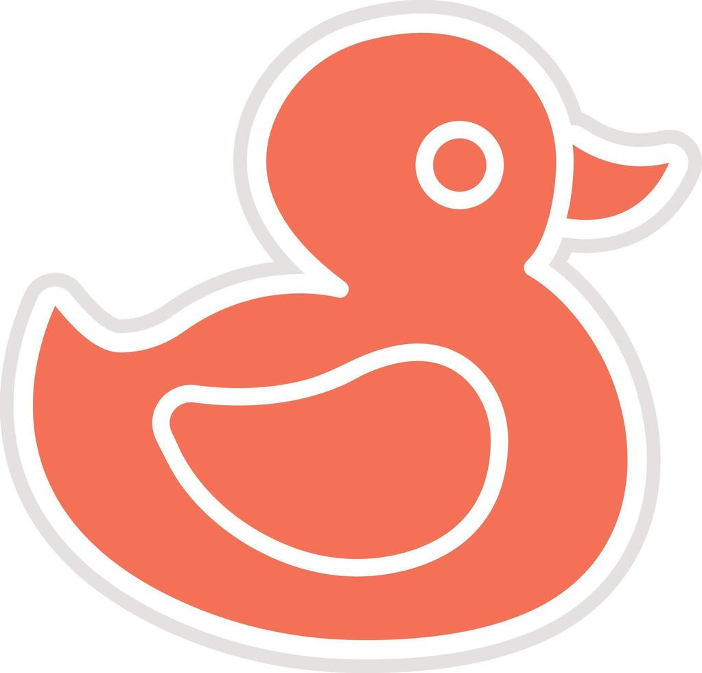 Rubber duck Icon Design Illustration vector