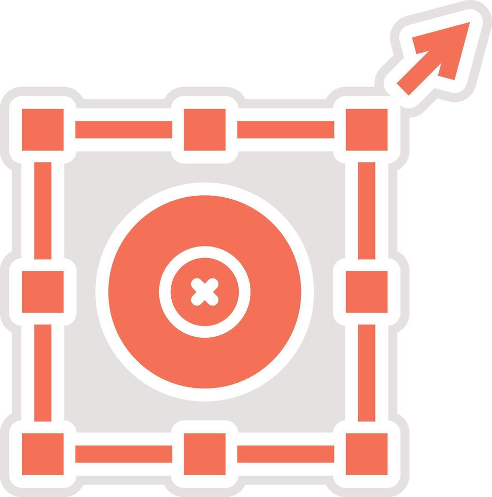 Resize option Icon Design Illustration vector