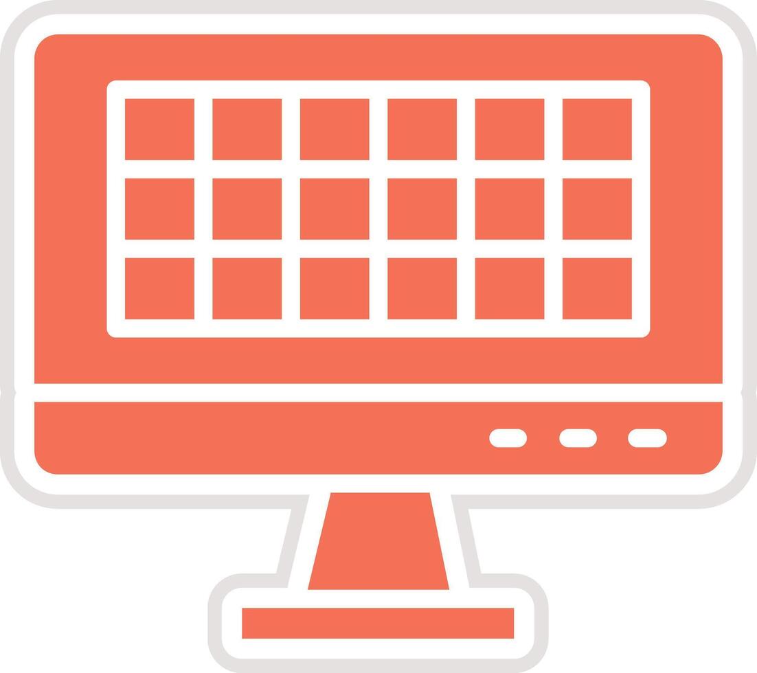 Grid Icon Design Illustration vector