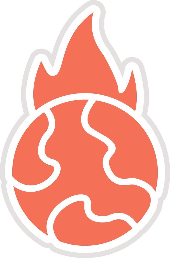Flame Icon Design Illustration vector
