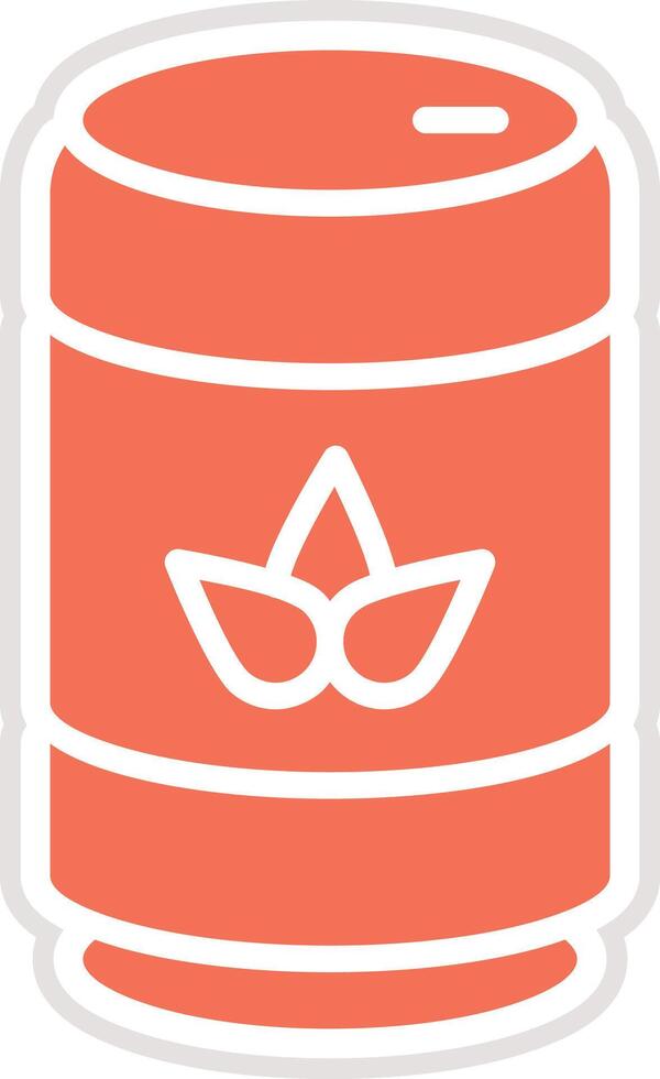 Can Icon Design Illustration vector