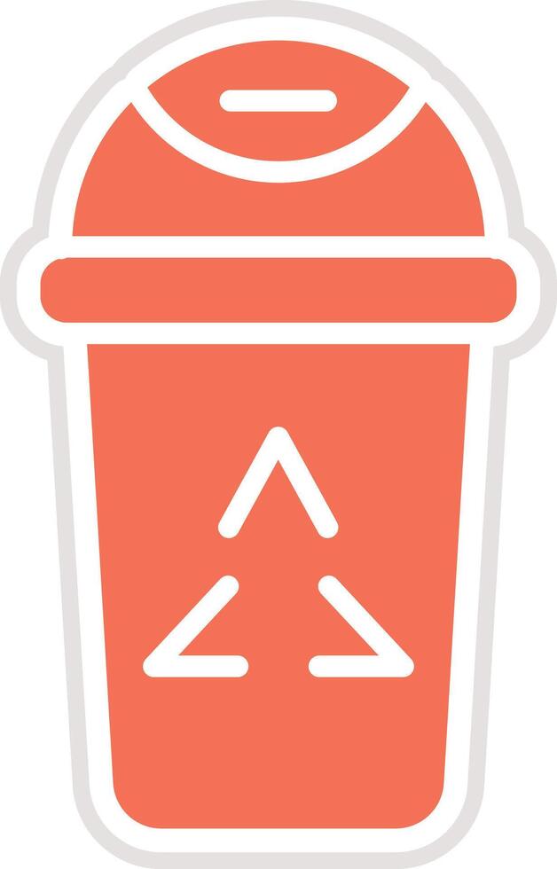 Recycle bin Icon Design Illustration vector