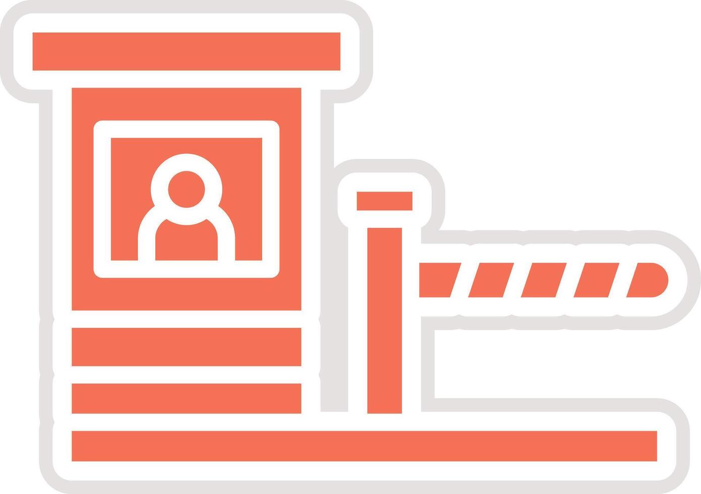 Checkpoint Icon Design Illustration vector