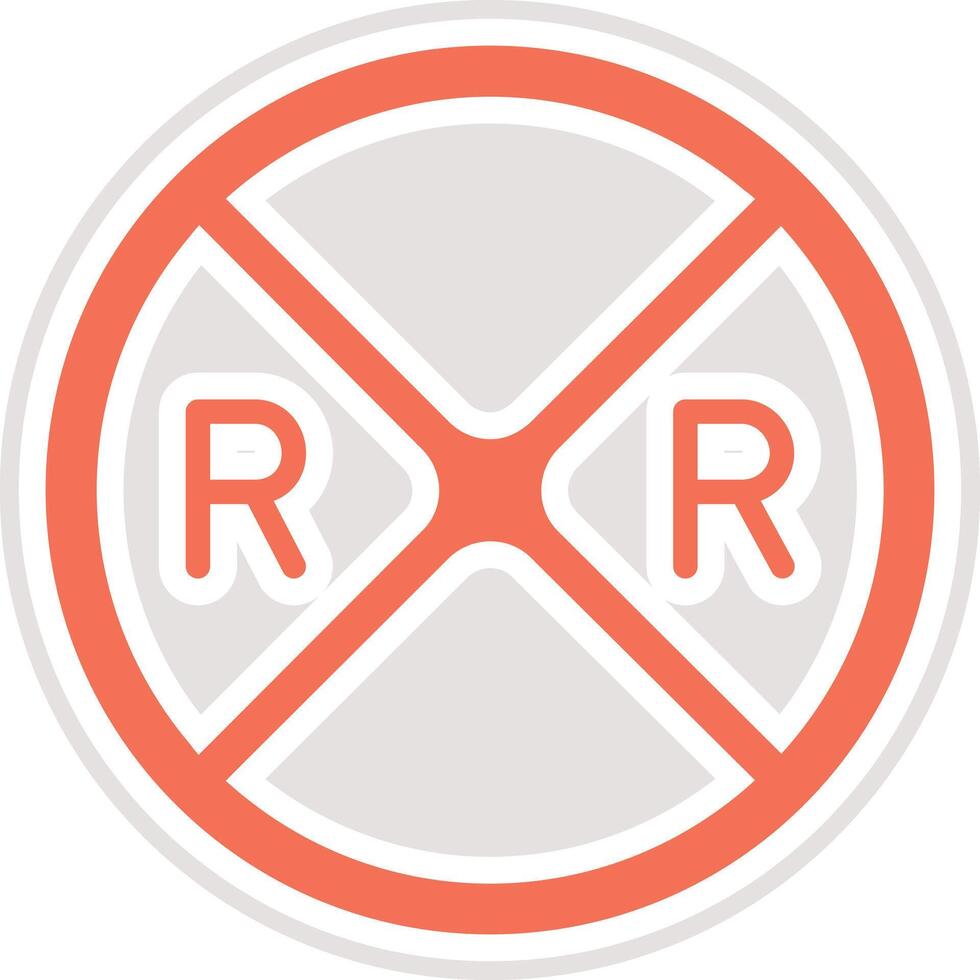 rail road Icon Design Illustration vector
