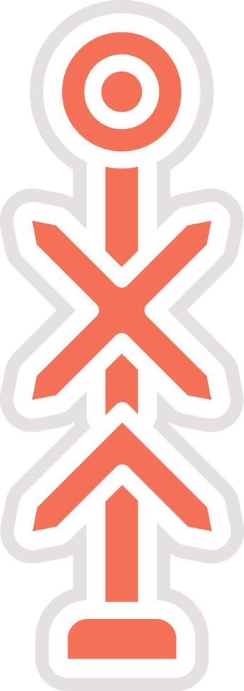 Multi line Icon Design Illustration vector
