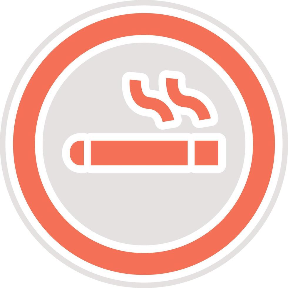 smoking area Icon Design Illustration vector
