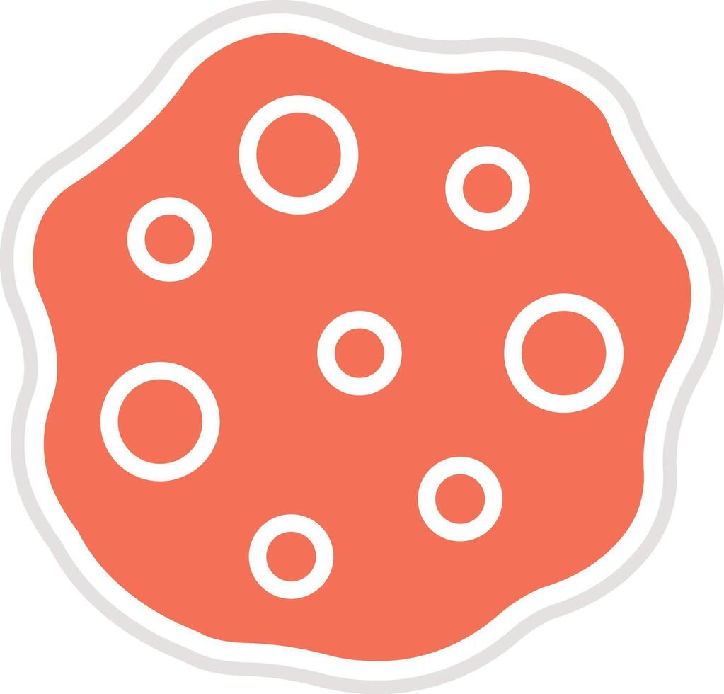 Asteroid Icon Design Illustration vector