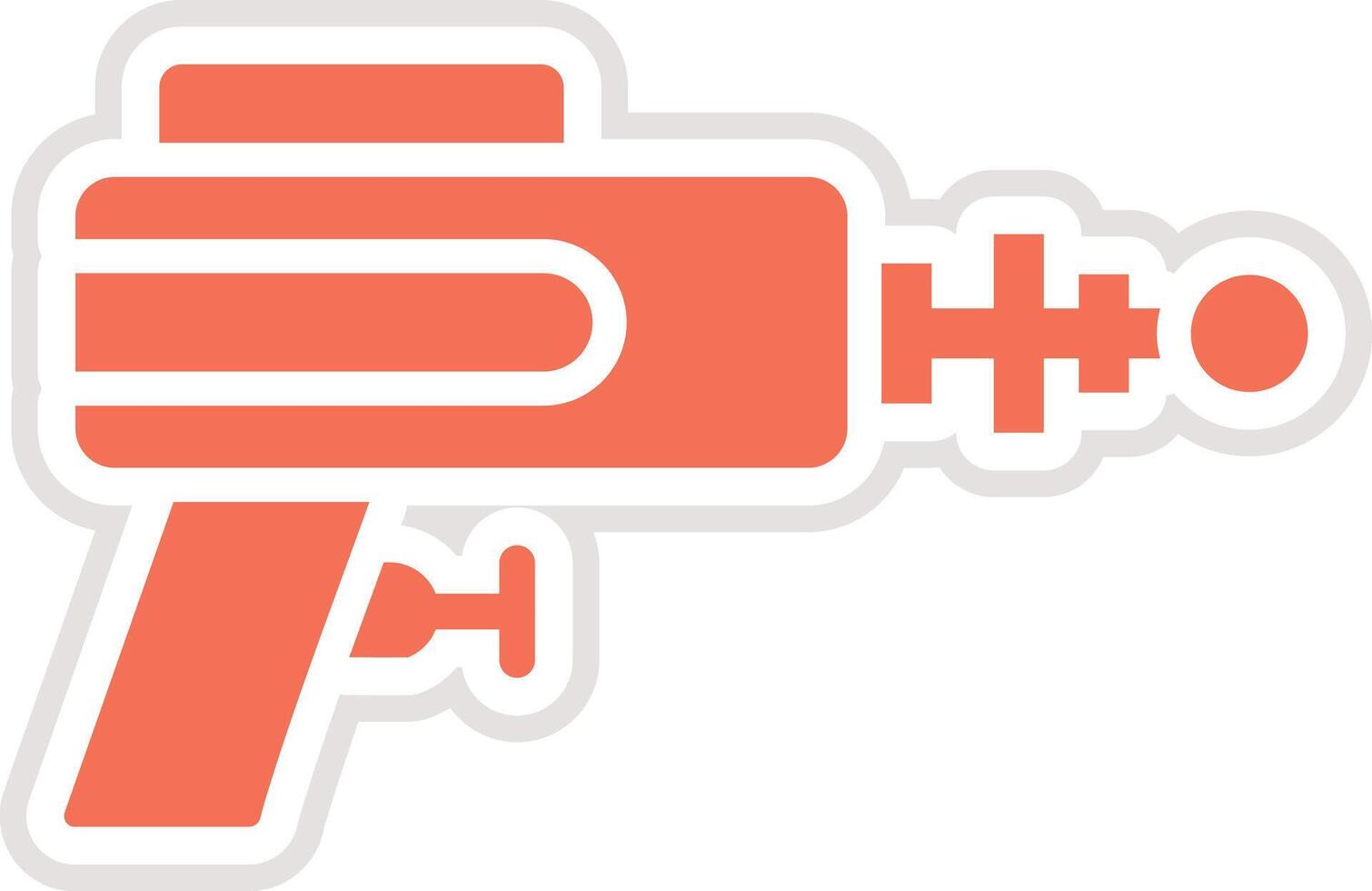 Laser gun Icon Design Illustration vector