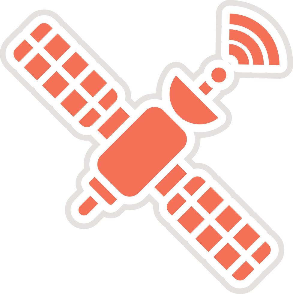 Satellite Icon Design Illustration vector