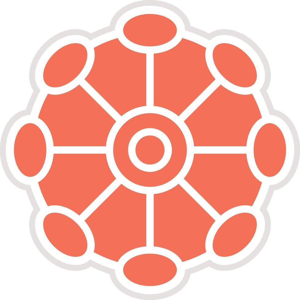 Artificial gravity Icon Design Illustration vector